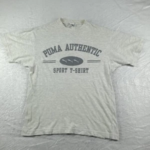 Vintage Puma Shirt Short Sleeve Graphic Tee Size S Made in Australia Cotton - Picture 1 of 9
