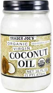 3-Pack Organic Virgin Coconut Oil, 16oz Each, Pure & Natural Tropical Bliss - Picture 1 of 2