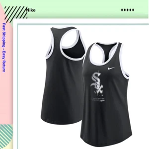 Chicago White Sox Nike Women's Tech Tank Top - Black-Medium - Picture 1 of 3