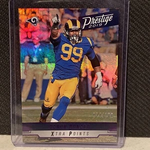 2019 Panini Prestige Aaron Donald Xtra Points PURPLE Parallel SSP 24/100 Rams. - Picture 1 of 3