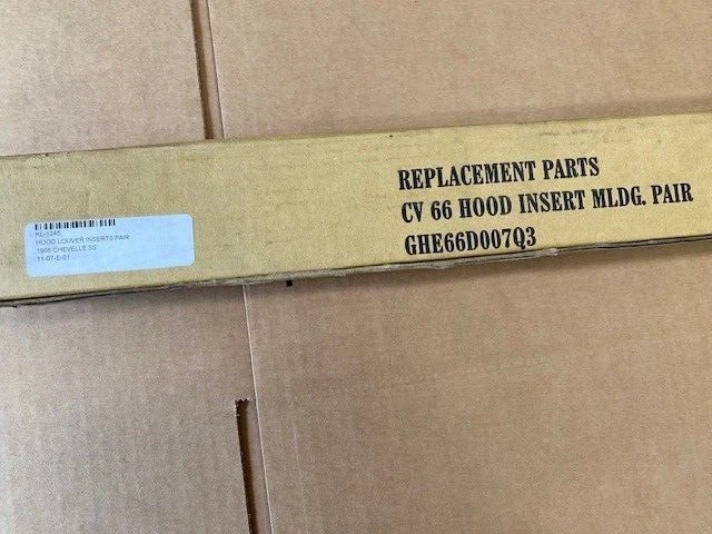 1966 Chevrolet Chevelle SS Hood Louver Inserts Pair KL-1245 - Image 1 of 1