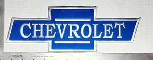 Large CHEVROLET Patch Motorsport Sew Iron On Embroidery High Quality 12"x4.5" in - Picture 1 of 1