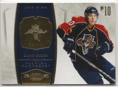 2010 2010-11 Panini Dominion #42 David Booth 011/199 Florida Panthers - Image 1 of 2