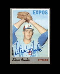 Steve Renko Signed 1970 Topps Montreal Expos Autograph - Picture 1 of 2