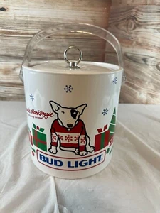 Vtg 1987 Anheuser Busch Spuds Mackenzie Ice Bucket & Lid Party Animal Bud Light - Picture 1 of 9