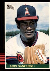 1985 Donruss Luis Sanchez 100 Baseball Cards #352