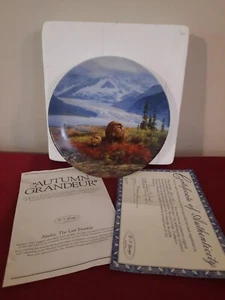 Bradford Exchange Plate Alaska the Last Frontier Autumn Grandeur Teller #2 - Bild 1 von 3