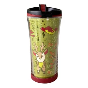 Vaso de viaje café Starbucks taza de Navidad 2007 8 oz niños adultos - Imagen 1 de 8