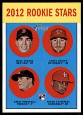 2012 Heritage #321 Drew Pomeranz/Nate Spears /Corey Brown/Adron Chambers NM-MT R