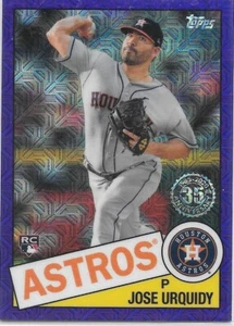2020 Topps JOSE URQUIDY RC Silver Pack 1985 Chrome Baseball Purple /75 -ASTROS- - Picture 1 of 1