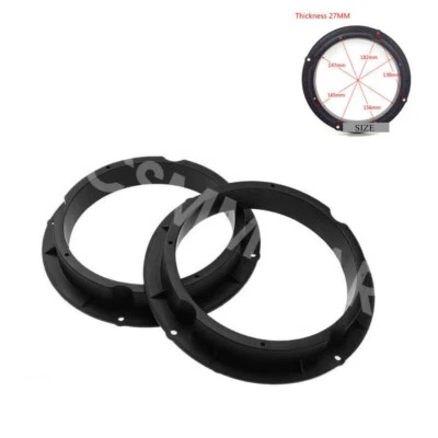 Adaptadores de altavoces de puerta aptos para Hyundai Accent 2006-2019 6,5-6,75 pulgadas anillos espaciadores Foto 1 de 4