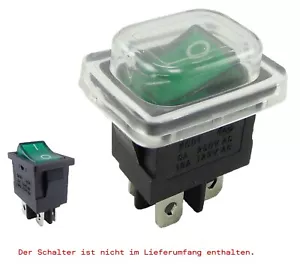1 o 5x tapa de protección contra salpicaduras y polvo para interruptor basculante tamaño de marco 21x15mm - Imagen 1 de 6
