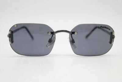 Gafas De Sol Fishbone Piercing 04 Metálico Plata Sin Montura Nuevas - Imagen 1 de 4