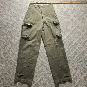 VTG Original French Army M47 Cargo Pants Trousers TTA Algeria Indochina 27x31 - Picture 1 of 18