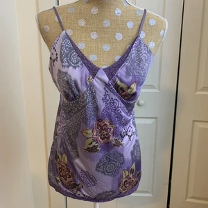 Xhilaration Y2K lila Cami romantisch Fairycore Babydoll Tank Cami Top Damen L - Bild 1 von 13