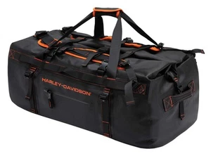 Harley-Davidson 33" Heavy-Duty Waterproof Adventure Duffel Bag - Black or Silver - Picture 1 of 7