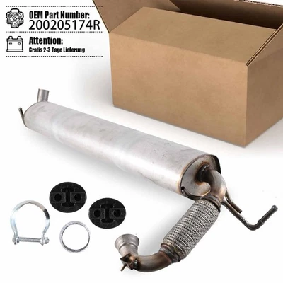 Endschalldämpfer Auspuff für Renault Twingo III / Smart Fortwo Coupe 453 1.0 0.9 - Bild 1 von 4