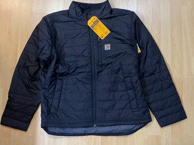 Chaqueta acolchada negra CARHARTT GILLIAM Rain Defender talla XL extra grande nueva con etiquetas para hombre Foto 1 de 4