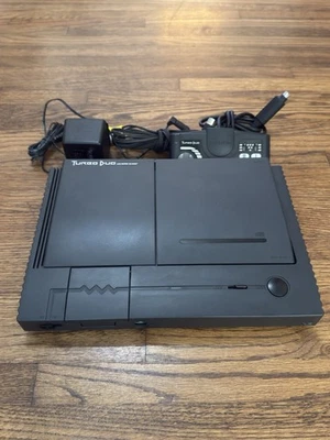 Consola Turbo Duo TurboGrafx 16 discos sin lectura completos aspecto Hucard NEC Foto 1 de 4