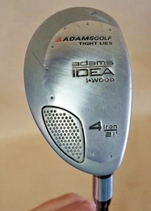 ADAMS GOLF Tight Lies Idea 4 Eisen 21° Aldila Graphit, Reg. Flex, Headcover. RH - Bild 1 von 9