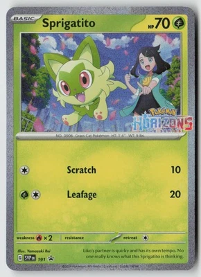 Sprigatito - 191 - SV: Scarlet & Violet Promo Cards Holo - PTCG - Image 1 of 2