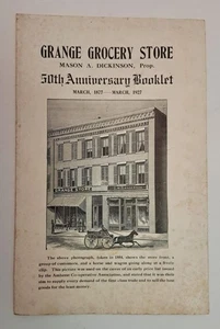 Amherst Co-Op Association Grange Grocery Store 50th Anniversary 1927 Booklet - Picture 1 of 5