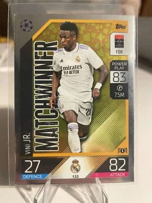 2022-23 Topps Match Attax UEFA Club Competitions - Vinicius Junior #133 - Image 1 of 2