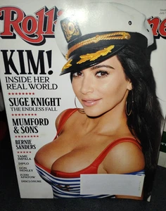 ROLLING STONE MAGAZINE---KIM KARDASHIAN COVER----JULY 16 2015 - Picture 1 of 4