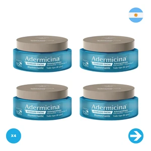 Adermicina - Crema Facial Humectante con Hydraingredientes 90 Gr x4 Unid - Picture 1 of 1
