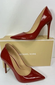 Michael Kors Main Line Red Wine  Pointed Toe Classic Pumps Stiletto Heel Size 7 - Picture 1 of 8