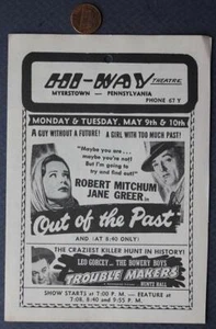 1948 Myerstown Pennsylvania Hi-Way Theatre John Wayne Bowery Boys-Lassie Flyer-- - Picture 1 of 1