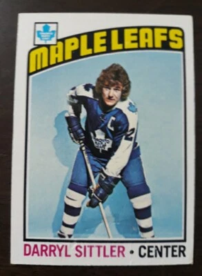 1976 TOPPS Hockey DARRYL SITTLER #207 VG Condition  - Image 1 of 3