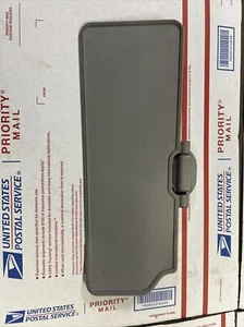 1997-1998 Ford F150 Sun Visor Visors Driver Left Paper Clip Light Gray OEM - Picture 1 of 7