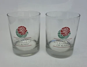 Set of 2 Pasadena Tournament of Roses 12 oz Rocks Glasses RARE Vintage - Picture 1 of 4