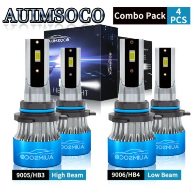 Lâmpadas de farol de LED 30000LM feixe alto baixo para Honda CRX 1990-1991 super brilhante - Imagem 1 de 4