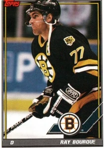 Ray Bourque D Bruins Topps Eishockey Karte Nr 66 1991 - Bild 1 von 2