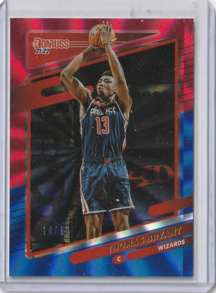 2021-22 Panini Donruss Pink & Blue Thomas Bryant Card # 7   14/15 - Image 1 of 1