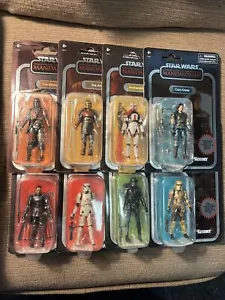 StarWars The Mandalorian Set completo di 8 action figure carbonizzate 4 pollici - Foto 1 di 19