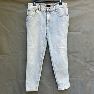 Pantalones de mezclilla Talbots Everyday relajados azul lavado claro tiro alto tobillo recto talla 10 - Imagen 1 de 9