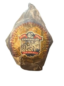 NEW LA Dodgers 40th Anniversary Souvenir Baseball 1958-1998 Limited Edition - Picture 1 of 5