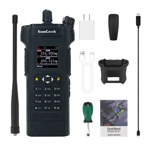 HAMGEEK APX-8000 Dwuzakresowe radio VHF UHF Walkie Talkie z kablem programowym - Zdjęcie 1 z 23