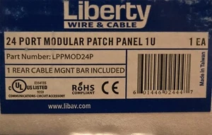 24 port patch panel cat5 - Photo 1/3