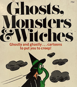 Livre de poche Ghosts Monsters & Witches 1973 Phil Hirsch Monsters, 1ère impression