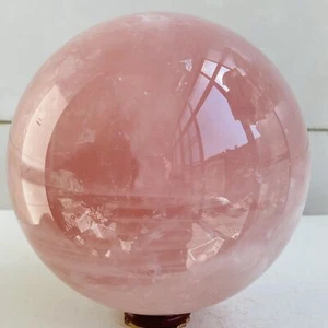 Natural Pink Rose Quartz Sphere Crystal Ball Reiki Healing 3680g - Picture 1 of 10