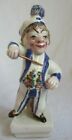 ITALY HAND PAINTED FIGURINE MAN BAND LEADER SIGNED AND NUMBERED 