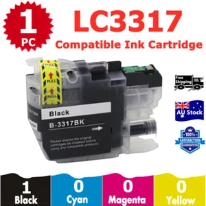 1X LC3317 LC-3317 Black Compatible Ink For Brother MFC J5330dw J6530dw LC3319 XL - Picture 1 of 2