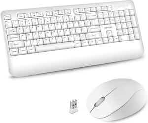 wireless keyboard and mouse combo-New (White)
