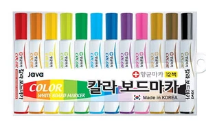 JAVA Color White Board Marker 12 Color Set Dry-Erase Pens - Picture 1 of 1