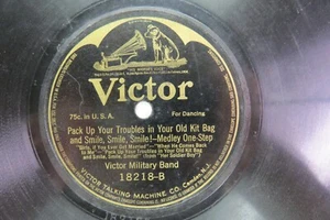 Victor Band - VICTOR 18218 - Pack Up Your Troubles In Your Old Kit Bag - WWI - Picture 1 of 3