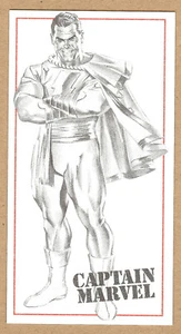 1996 Skybox Kingdom Come Xtra Sketchboard Card 3 CAPTAIN MARVEL (K2) - Picture 1 of 2